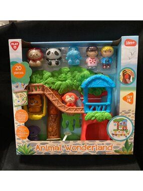 PlayGo Animal Wonderland Jungle Adventure 20-Piece Playset